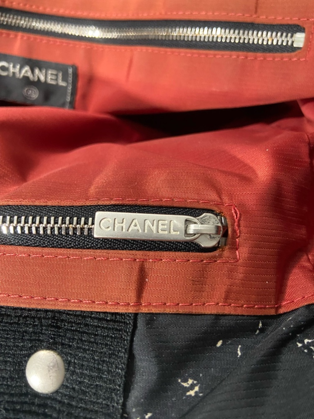 Authentic CHANEL Quilted Nylon Tote Bag - Picture 8 of 11
